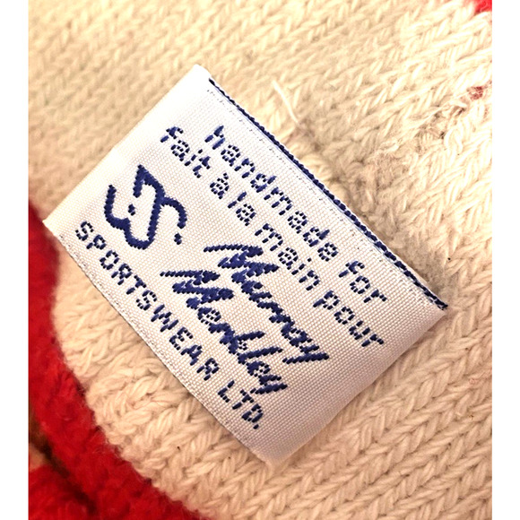 Volkl Murray Merkley Ski Headband Thick Knit Pure Virgin Wool 80s Ski Gorpcore - Picture 9 of 11